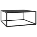 Miniatyrbillede 1 af 5: vidaXL sofabord 80x80x35 cm glas sort