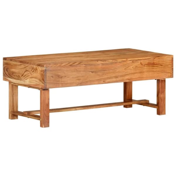 vidaXL sofabord 100x50x40 cm massivt akacietræ