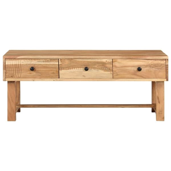 vidaXL sofabord 100x50x40 cm massivt akacietræ
