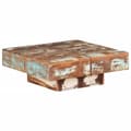 Miniatyrbillede 9 af 10: vidaXL sofabord 80x80x28 cm massivt genbrugstræ