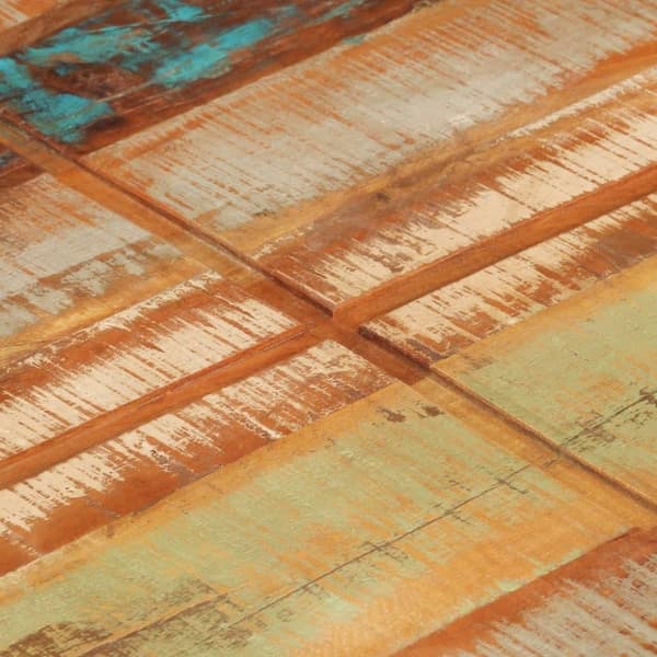 vidaXL sofabord 80x80x28 cm massivt genbrugstræ