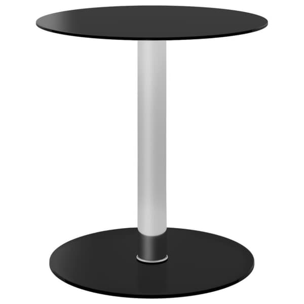 vidaXL Sohvapöytä musta 40 cm karkaistu lasi