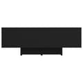 Miniatyrbilde 4 av 8: vidaXL Salongbord svart 85x55x31 cm sponplate