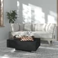 Miniatyrbilde 7 av 8: vidaXL Salongbord svart 85x55x31 cm sponplate