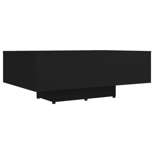 vidaXL Salongbord svart 85x55x31 cm sponplate