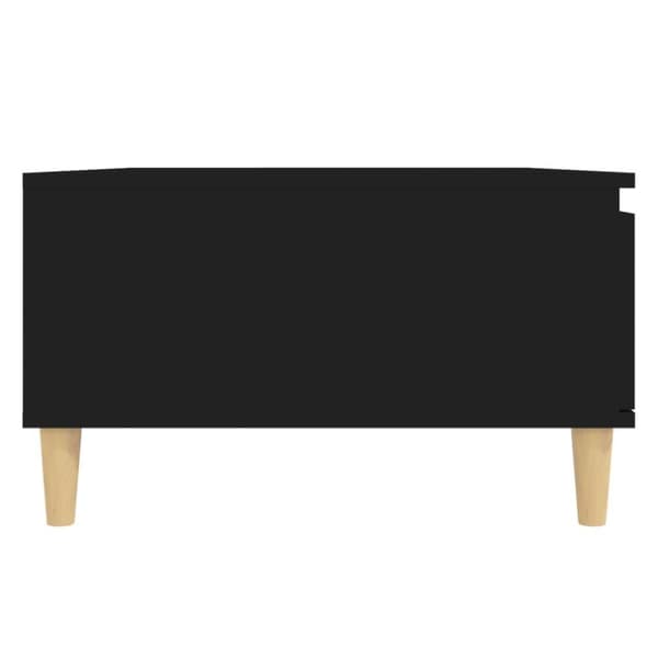 vidaXL Sohvapöytä musta 90x60x35 cm lastulevy