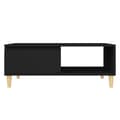 Miniatyrbilde 6 av 10: vidaXL Salongbord svart 90x60x35 cm sponplate