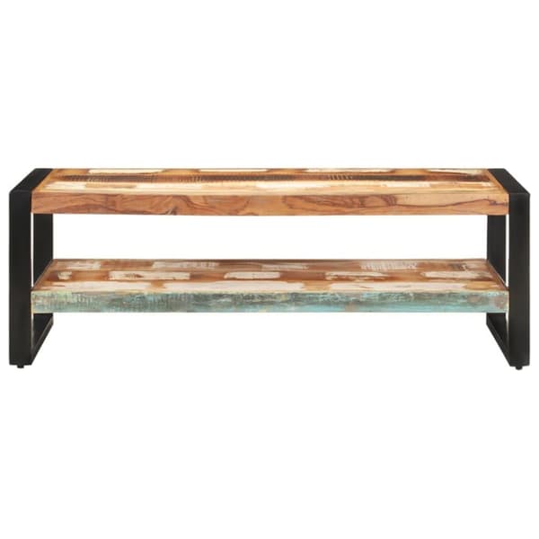 vidaXL sofabord 120x60x40 cm massivt genbrugstræ