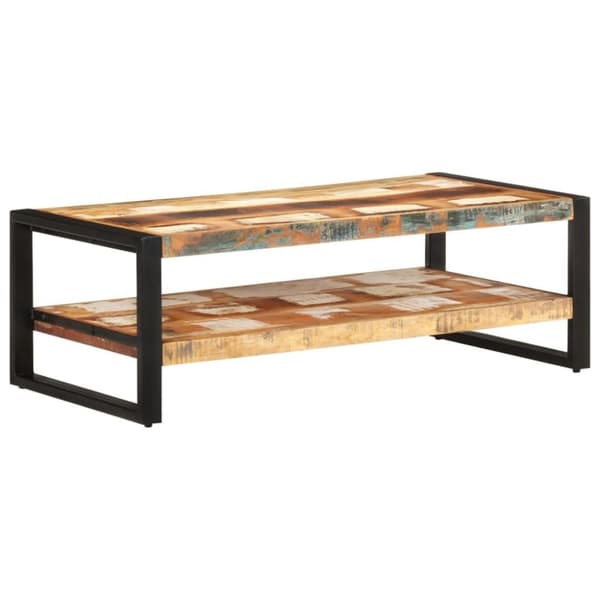 vidaXL Salongbord 120x60x40 cm gjenvunnet heltre