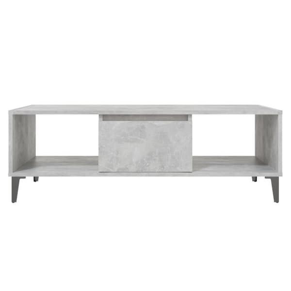vidaXL sofabord 103,5x60x35 cm spånplade betongrå