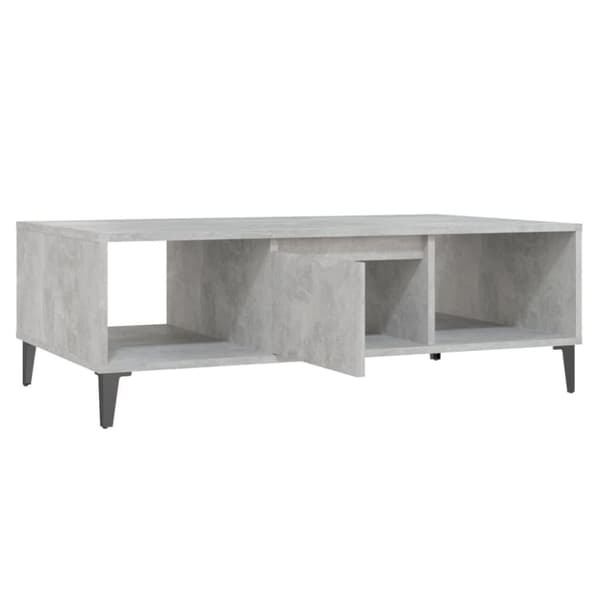 vidaXL sofabord 103,5x60x35 cm spånplade betongrå