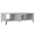 Miniatyrbillede 7 af 10: vidaXL sofabord 103,5x60x35 cm spånplade betongrå