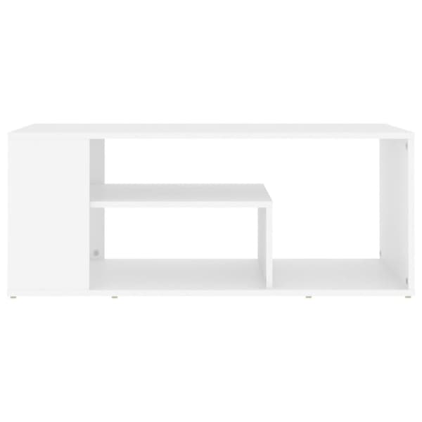 vidaXL Soffbord vit 100x50x40 cm spånskiva