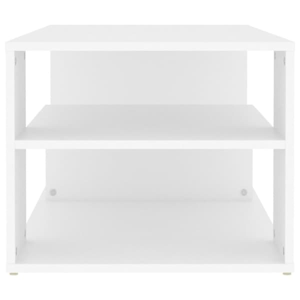 vidaXL Soffbord vit 100x50x40 cm spånskiva