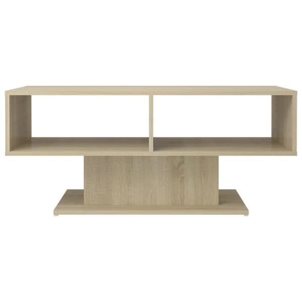 vidaXL Salongbord sonoma eik 103,5x50x44,5 cm sponplate