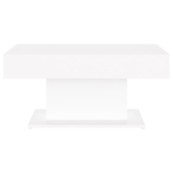 vidaXL Salongbord hvit 96x50x45 cm sponplate