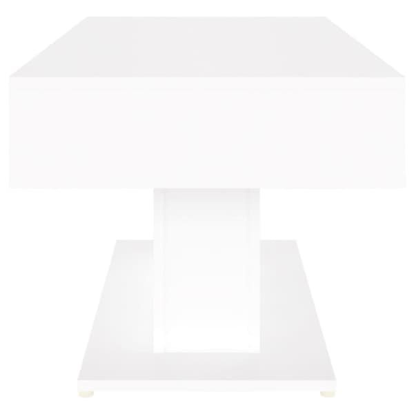 vidaXL Salongbord hvit 96x50x45 cm sponplate