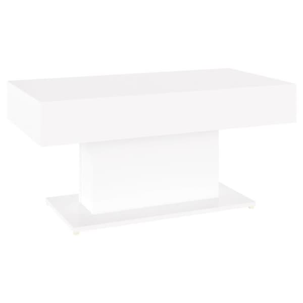 vidaXL Salongbord hvit 96x50x45 cm sponplate