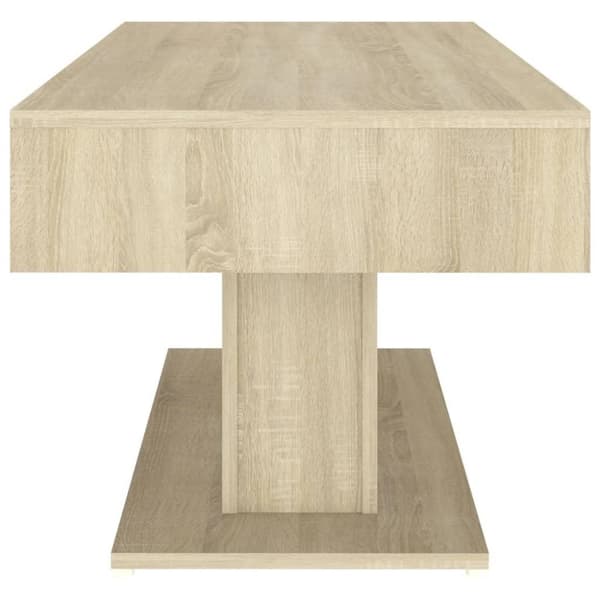vidaXL Salongbord sonoma eik 96x50x45 cm sponplate