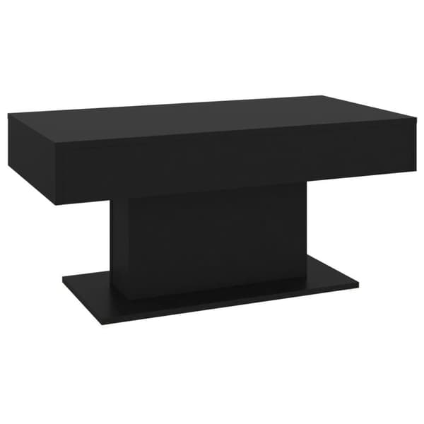 vidaXL Soffbord svart 96x50x45 cm spånskiva