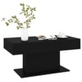 Miniatyrbillede 3 af 8: vidaXL sofabord 96x50x45 cm spånplade sort
