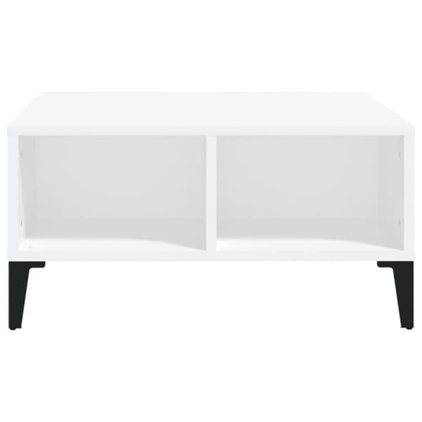 vidaXL sofabord 60x60x30 cm spånplade hvid