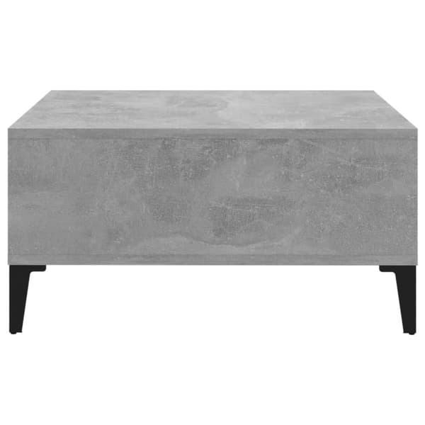 vidaXL Salongbord betonggrå 60x60x30 cm sponplate