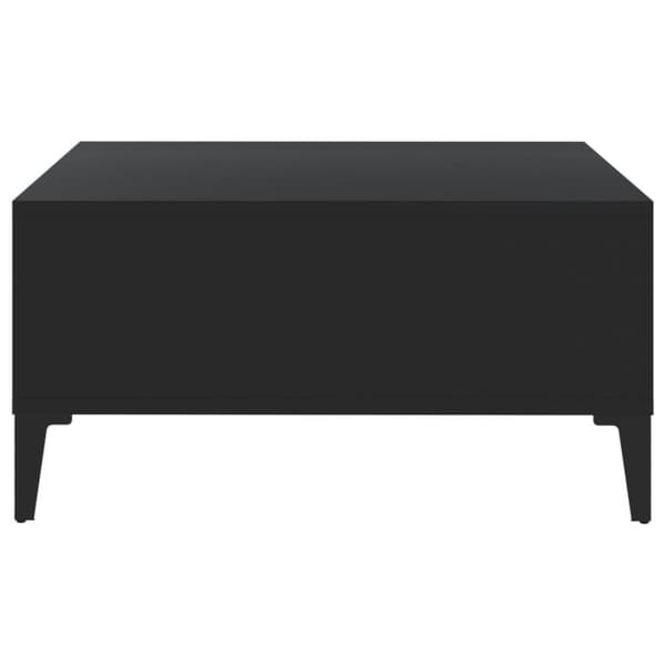 vidaXL Salongbord svart 60x60x30 cm sponplate