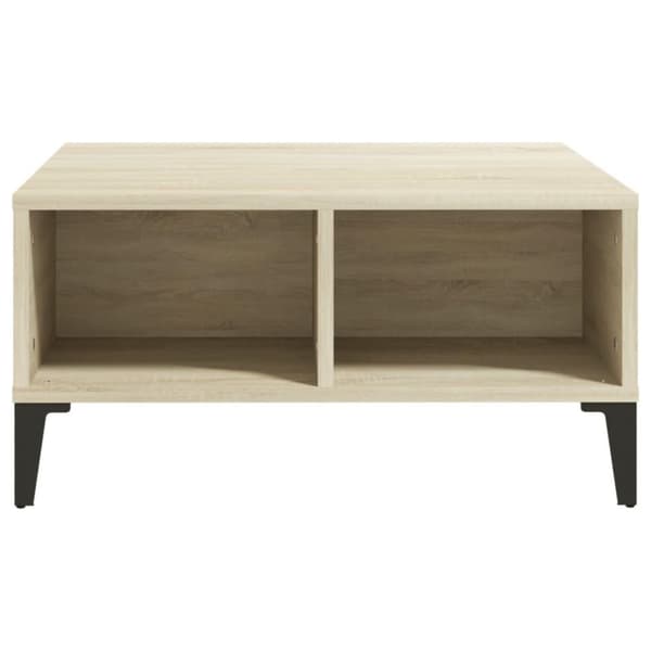 vidaXL Soffbord sonoma-ek 60x60x30 cm spånskiva