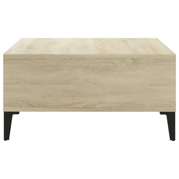 vidaXL Soffbord sonoma-ek 60x60x30 cm spånskiva