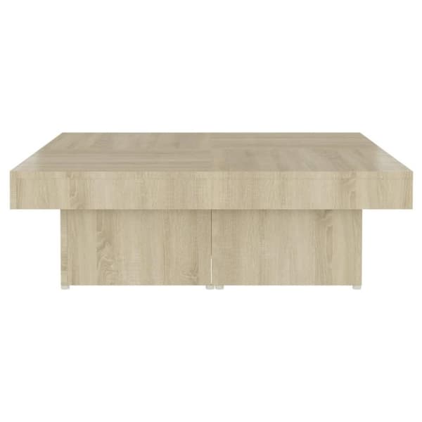vidaXL sofabord 90x90x28 cm konstrueret træ sonoma-eg