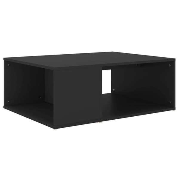 vidaXL Salongbord svart 90x67x33 cm sponplate