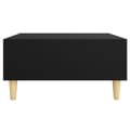 Miniatyrbillede 5 af 8: vidaXL sofabord 60x60x30 cm spånplade sort