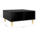 Miniatyrbillede 6 af 8: vidaXL sofabord 60x60x30 cm spånplade sort