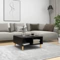Miniatyrbillede 7 af 8: vidaXL sofabord 60x60x30 cm spånplade sort