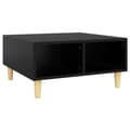 Miniatyrbillede 1 af 8: vidaXL sofabord 60x60x30 cm spånplade sort