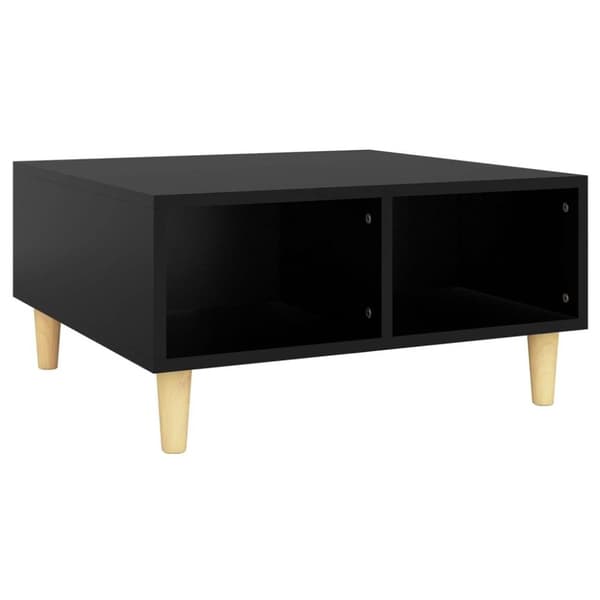 vidaXL sofabord 60x60x30 cm spånplade sort