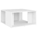 Miniatyrbillede 8 af 11: vidaXL sofaborde 4 dele 33x33x33 cm spånplade hvid