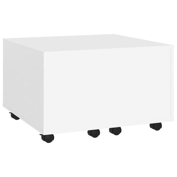 vidaXL sofabord 60x60x38 cm spånplade hvid