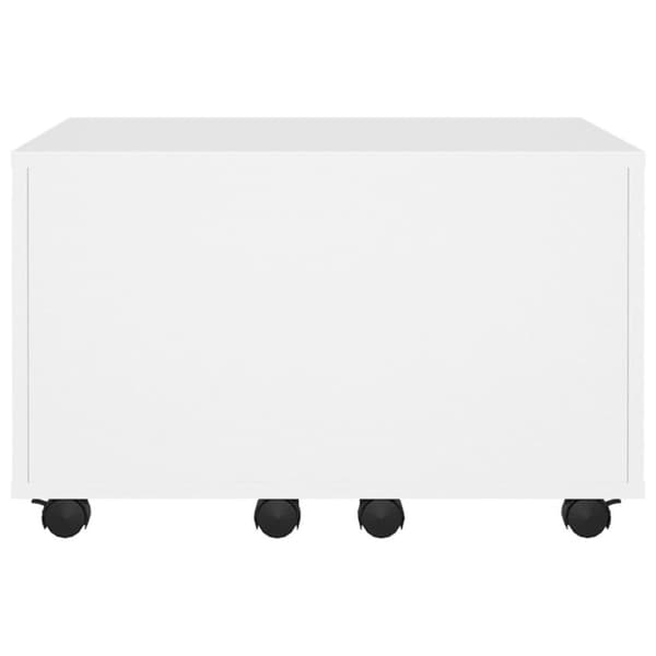 vidaXL sofabord 60x60x38 cm spånplade hvid