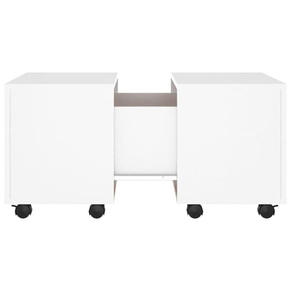 vidaXL sofabord 60x60x38 cm spånplade hvid