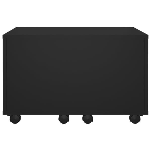 vidaXL Salongbord svart 60x60x38 cm sponplate