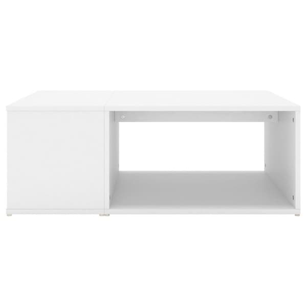 vidaXL Salongbord hvit 90x67x33 cm sponplate