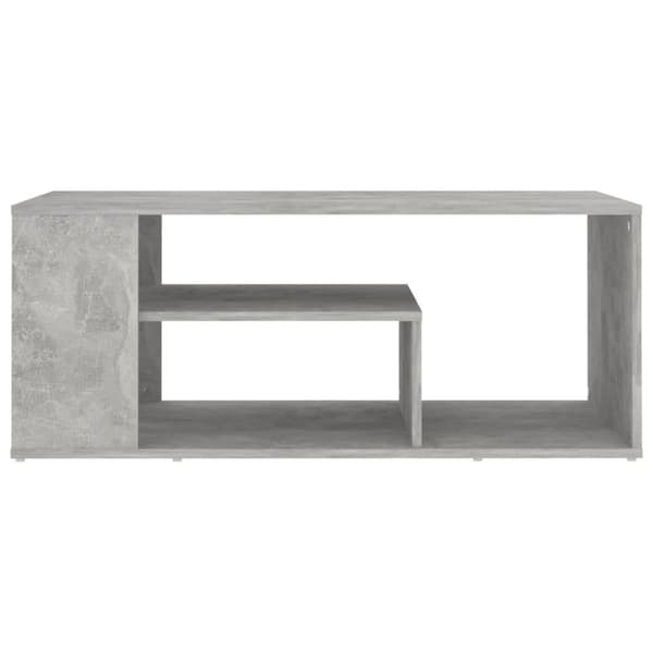 vidaXL Soffbord betonggrå 100x50x40 cm spånskiva