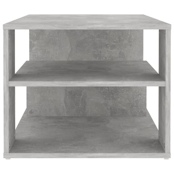 vidaXL Soffbord betonggrå 100x50x40 cm spånskiva