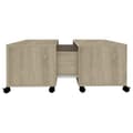 Miniatyrbilde 5 av 10: vidaXL Salongbord sonoma eik 75x75x38 cm sponplate