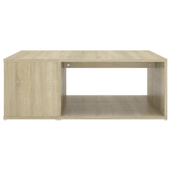 vidaXL Salongbord sonoma eik 90x67x33 cm sponplate