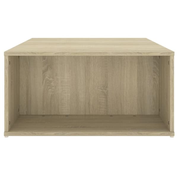vidaXL Salongbord sonoma eik 90x67x33 cm sponplate