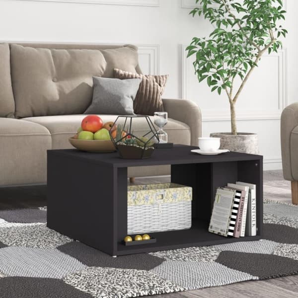 vidaXL Sohvapöydät 4 kpl harmaa 33x33x33 cm lastulevy
