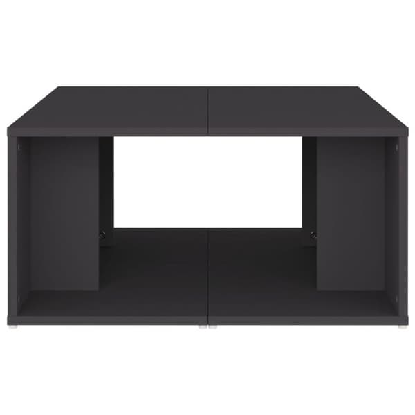 vidaXL Salongbord 4 stk grå 33x33x33 cm sponplate